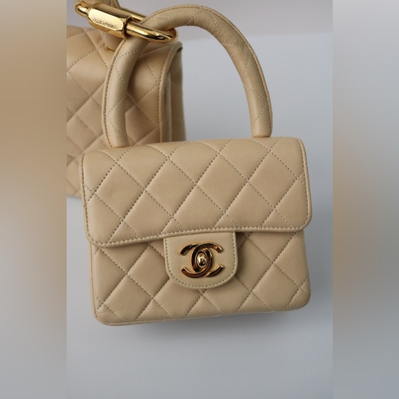 Rare Chanel Kelly Lambskin Parent & Child - Picture 15 of 16